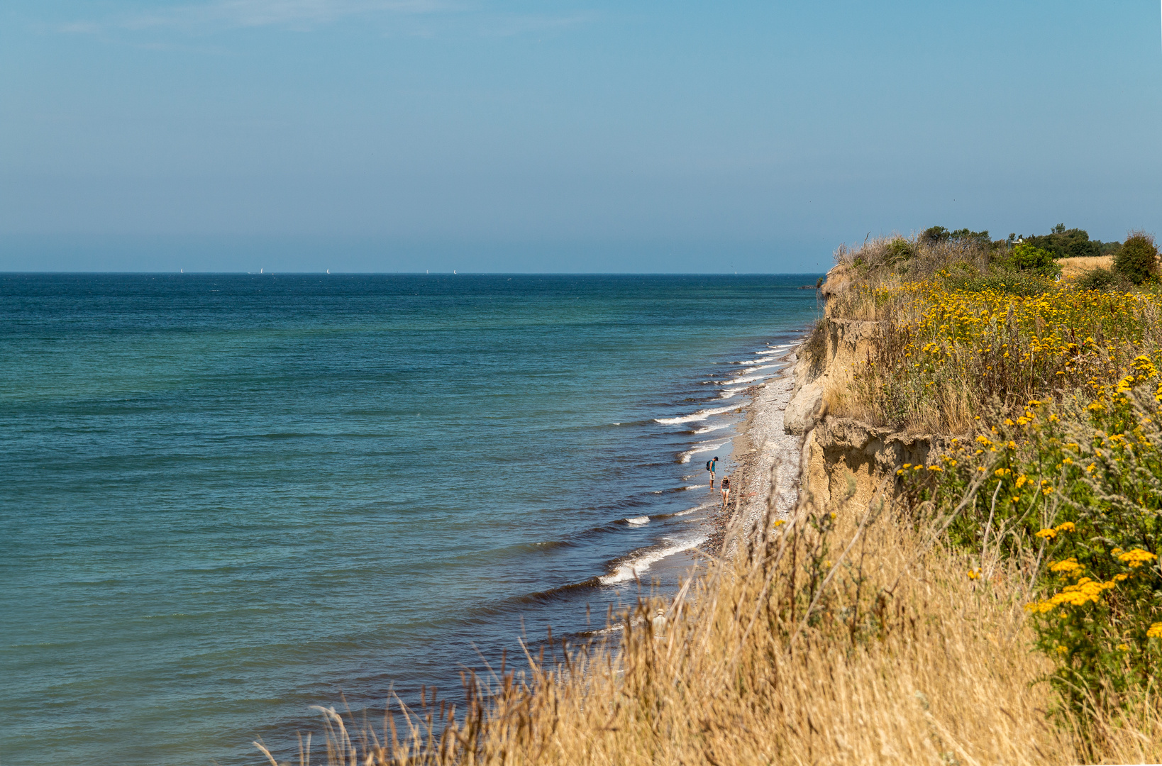 Segelschiffe am Horizont