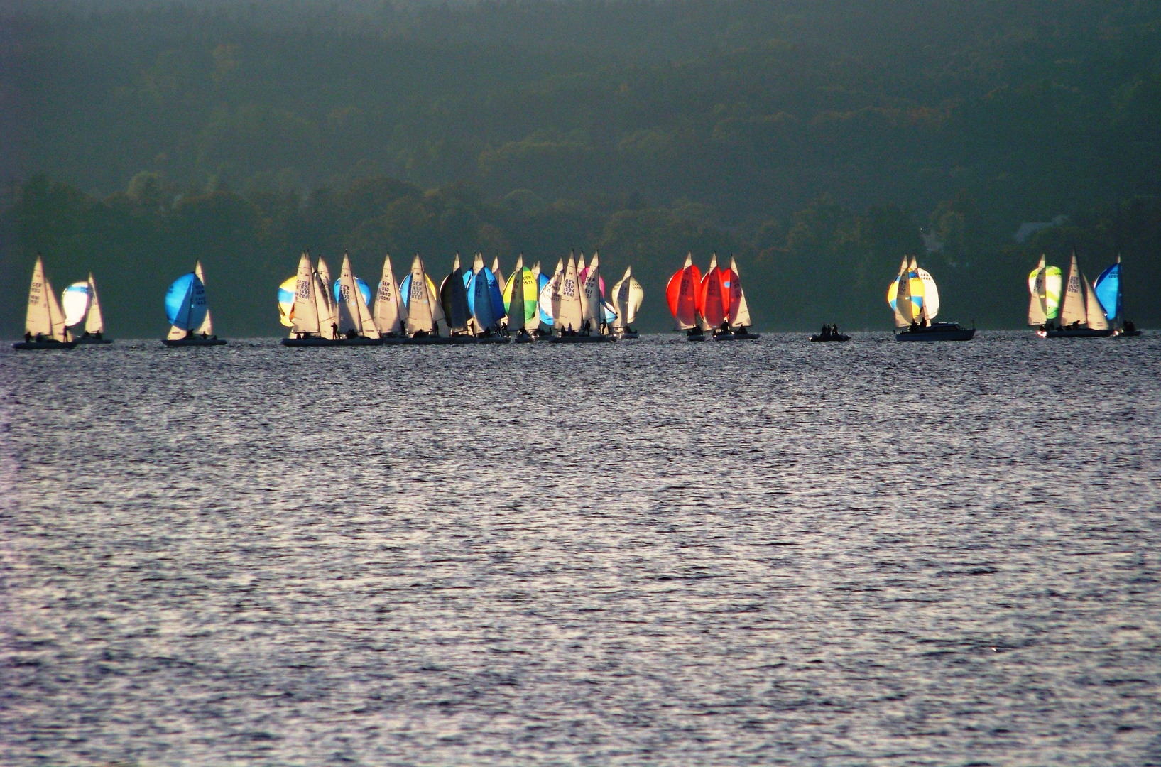 Segelschiffe auf dem Starnberger See