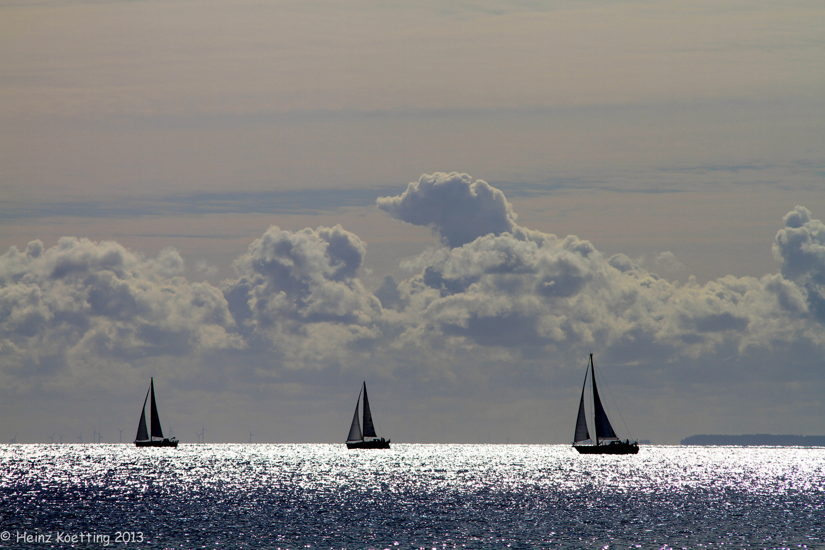 Segelschiffe auf der Ostsee