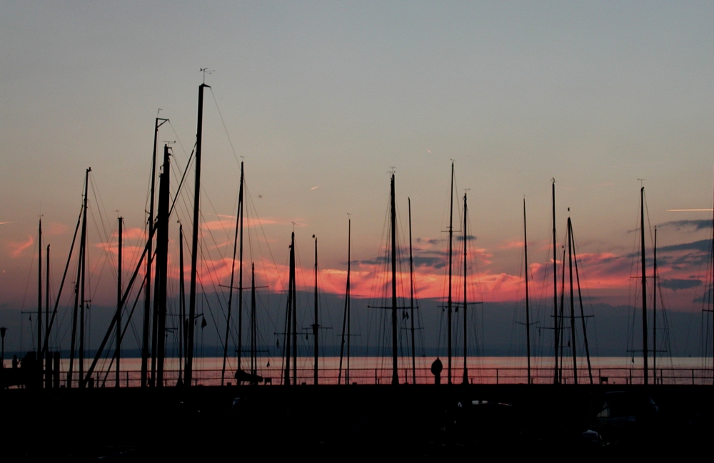 Segelschiffe im Hafen