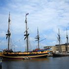 Segelschiffe im Hafen von Saint-Malo