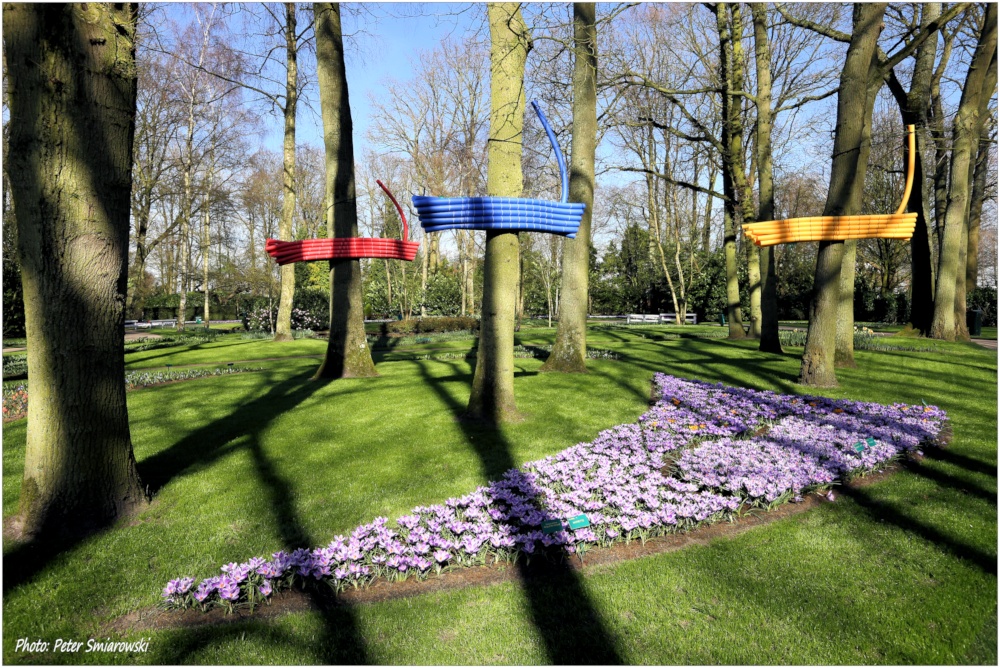 Segelschiffe im Keukenhof