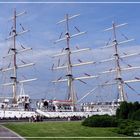 Segelschulschiff "DAR MLODZIEZY" in Gdynia - 12. Juli 2017