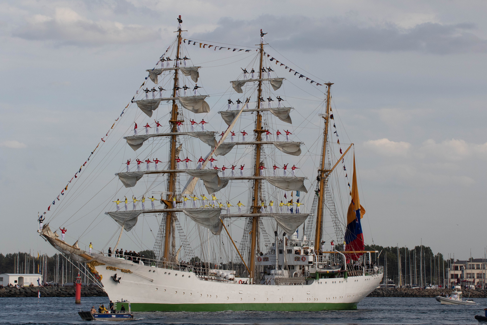 Segelschulschiff Gloria aus Kolumbian