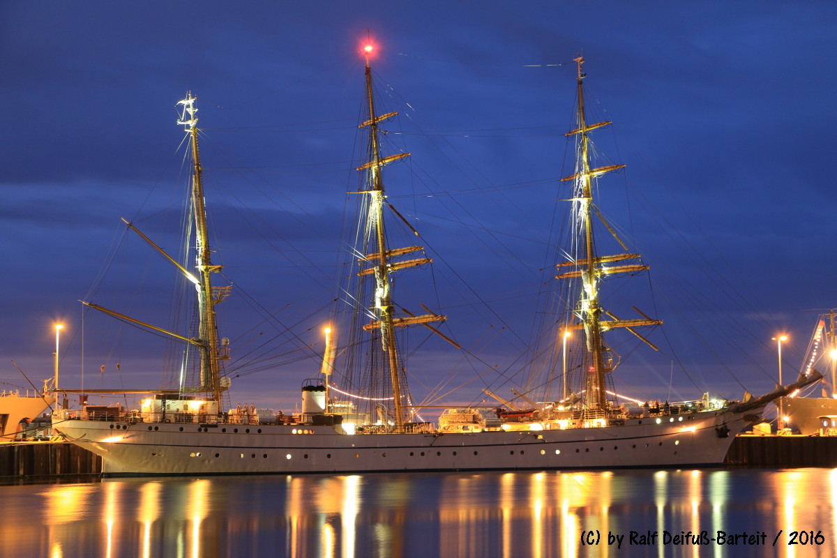 Segelschulschiff "Gorch Fock" by Night @ KiWo 2014