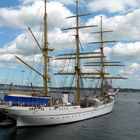 Segelschulschiff Gorch Fock II in Heimathafen Kiel