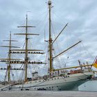 Segelschulschiff Gorch Fock im Hafen von Malaga