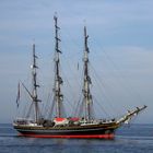 Segelschulschiff "Stad Amsterdam" einlaufend Warnemünde