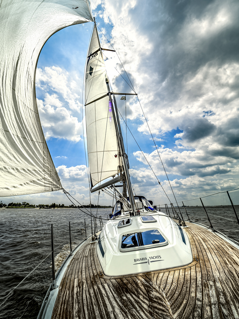 Segeltörn auf der Weser