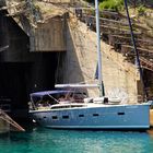 Segeltörn Kroatien, ehm. U-Boot-Bunker, Insel Brac