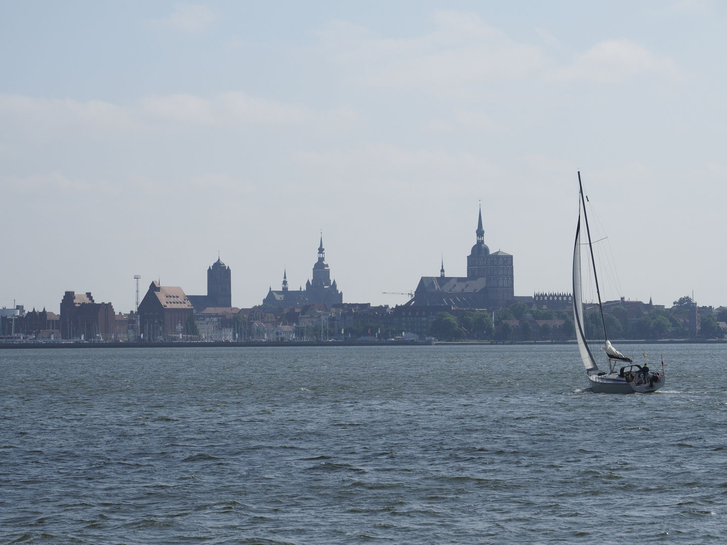 Segeltour vor Stralsund