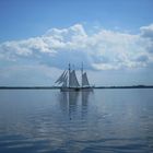 Segelyacht auf dem Achterwasser/ Usedom