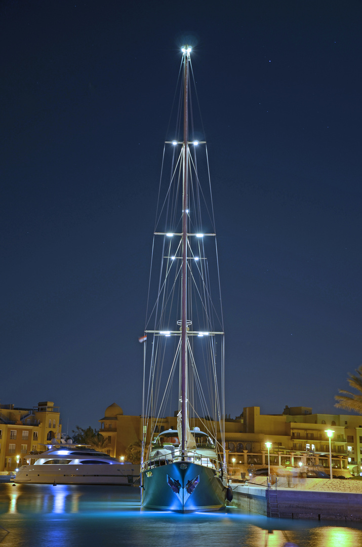 Segelyacht in El Gouna Ägypten