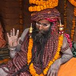 Segensgruß eines Sadhus