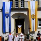 Segensstation im Innenhof des Jugendklosters Kirchhellen