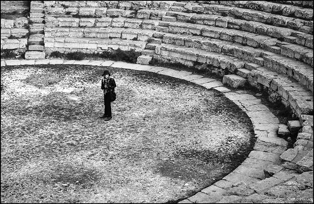 Segesta, greek theater.