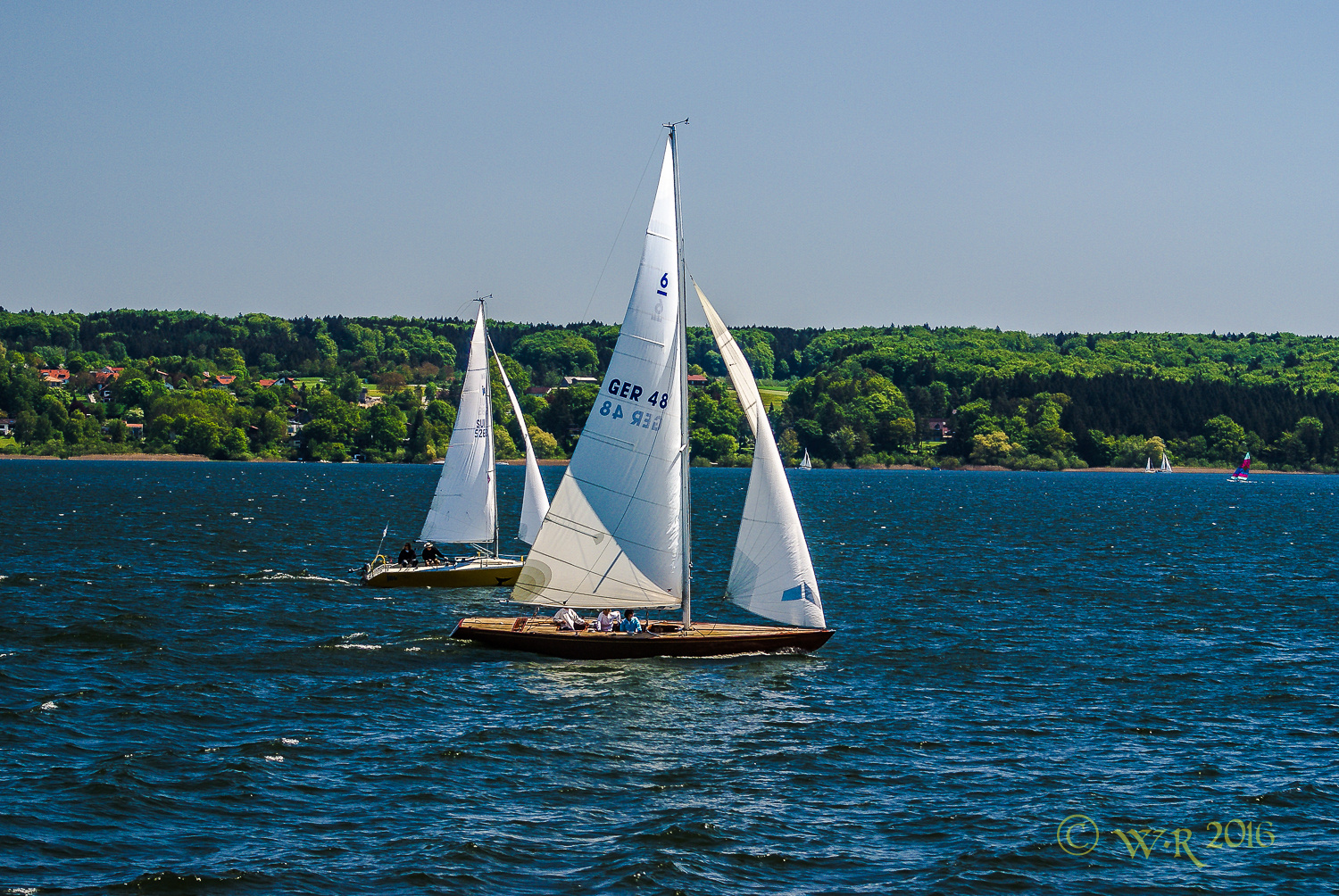 Segler am Ammersee