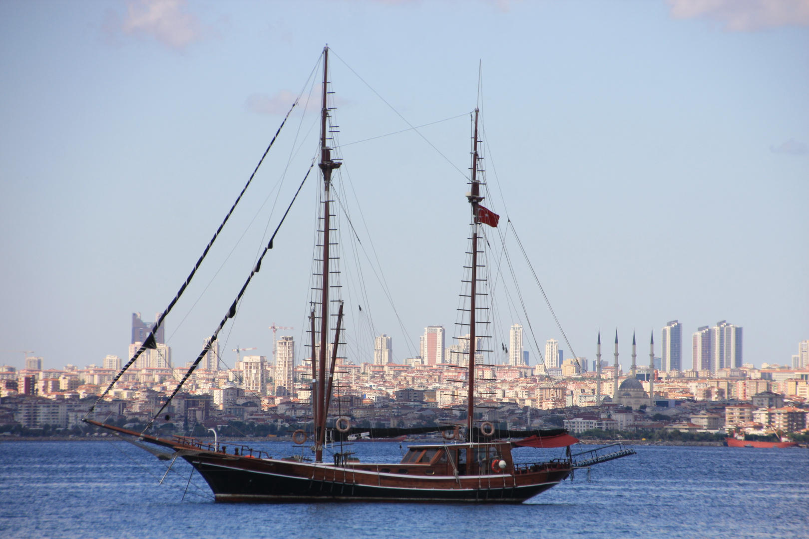 Segler am Bosporus