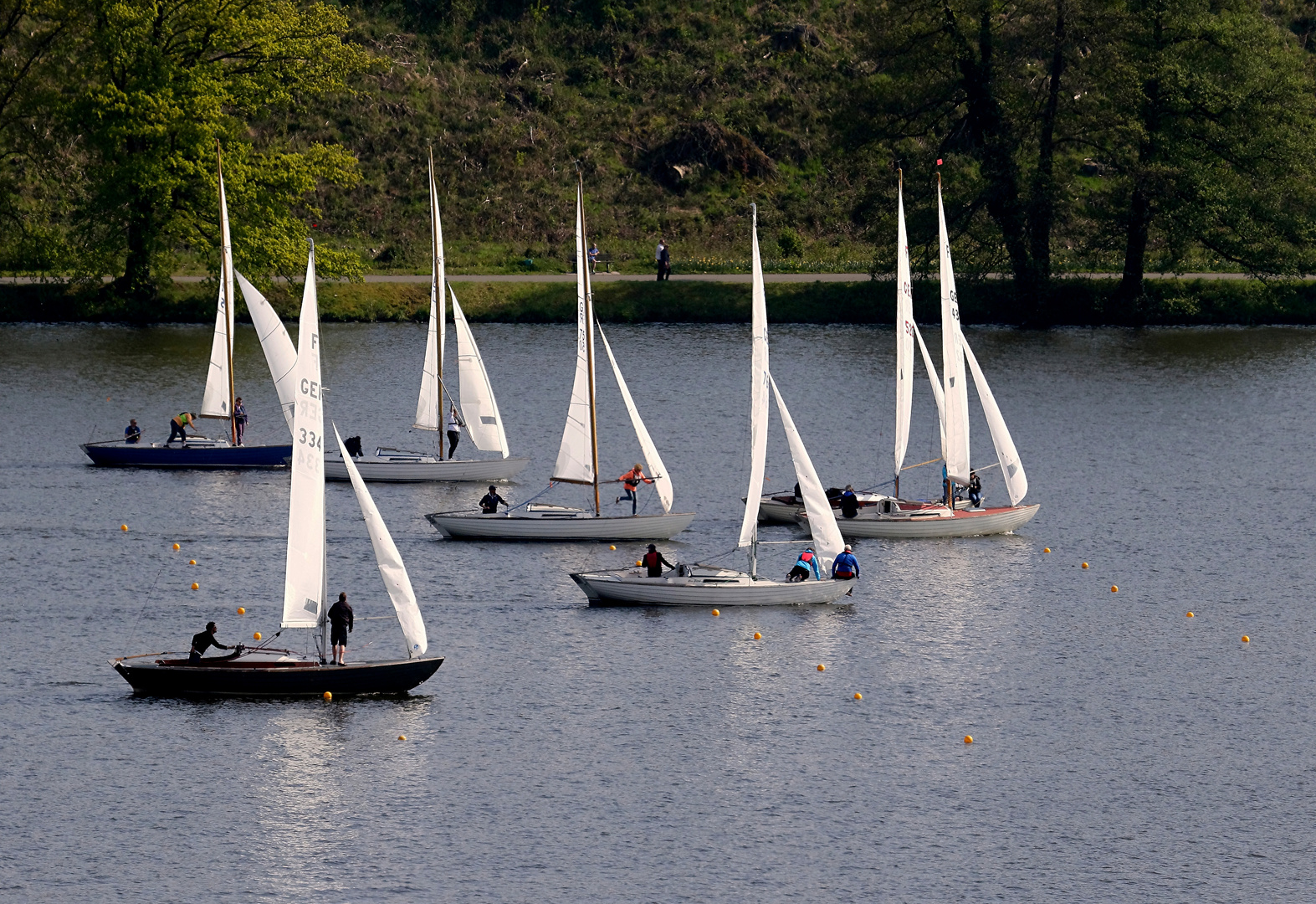 Segler auf dem Baldeneysee