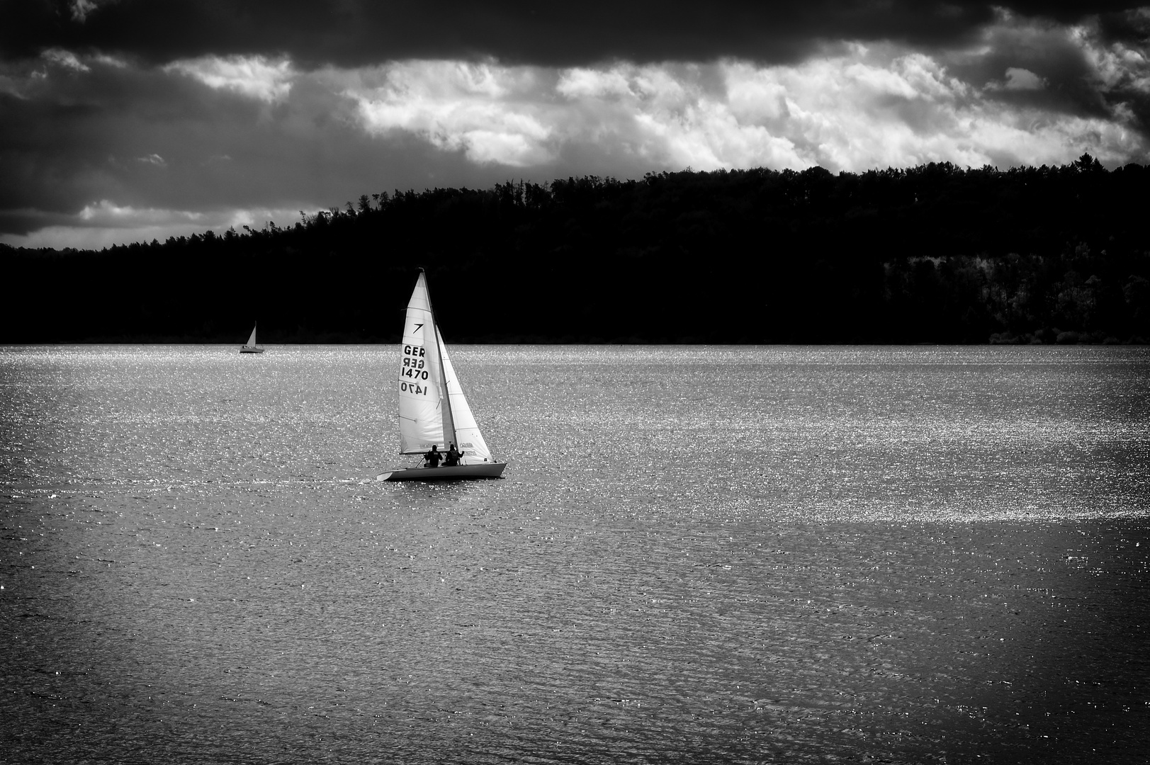 Segler auf dem Brombachsee