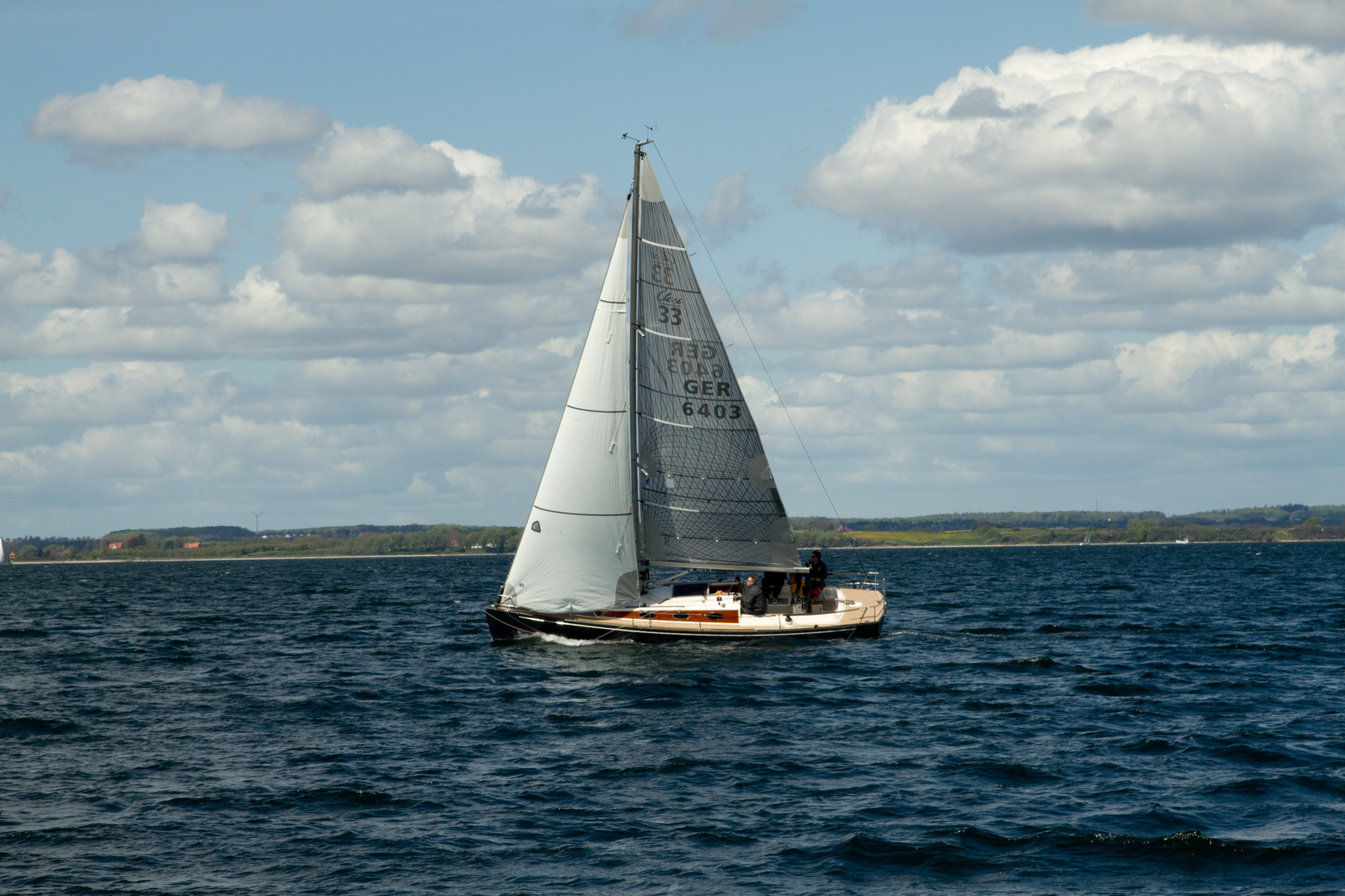 Segler in der Flensburger Förde