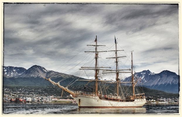 Segler vor Ushuaia