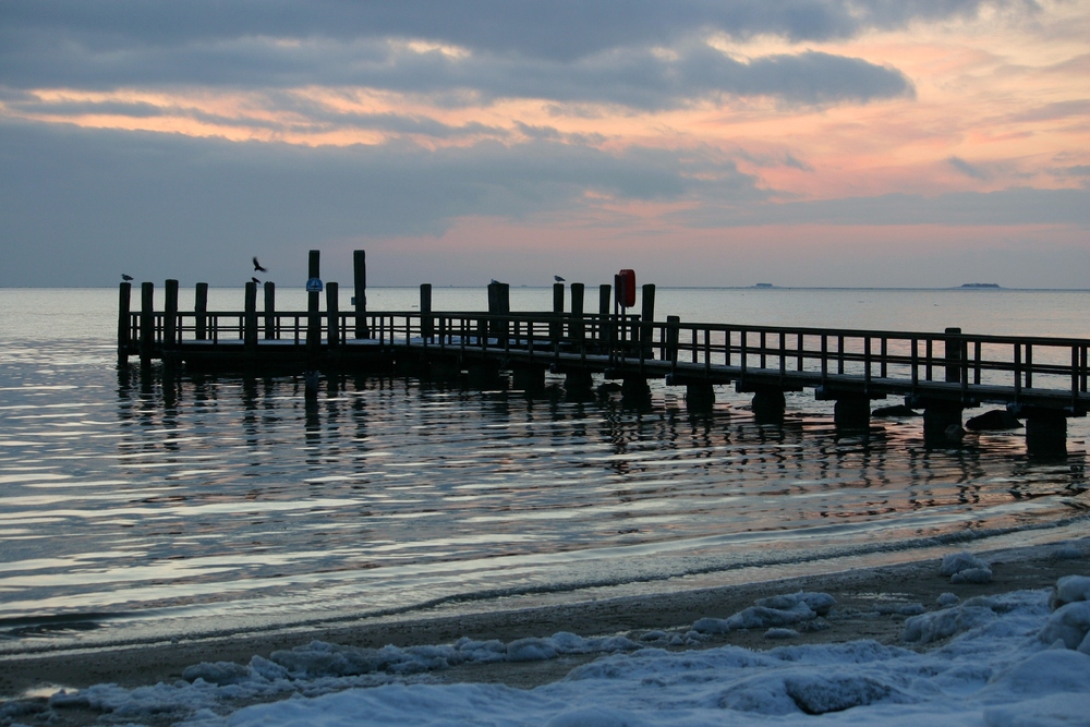 Seglerbrücke im Winter