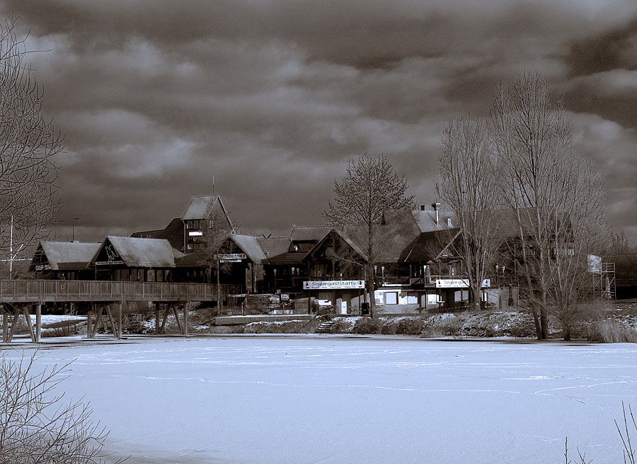 Seglerhaus im Winter