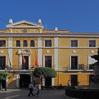 Segorbe : l’Hôtel de ville (XVIème) et la fontaine de la Plaza del Agua Limpia