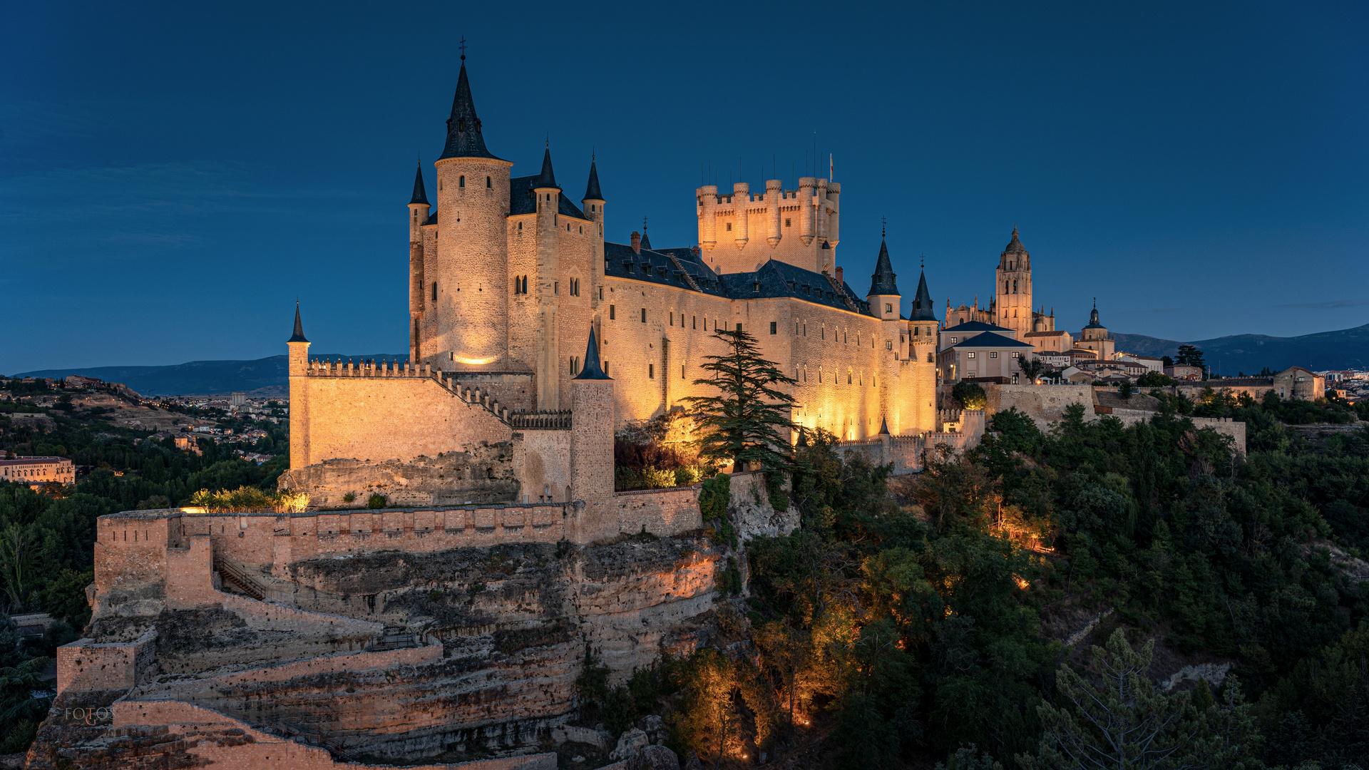 Segovia - Alcázar und Kathedrale 