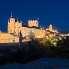 Segovia - Alcazar y la catedral noche