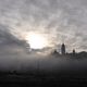 Segovia frhmorgens im Nebel