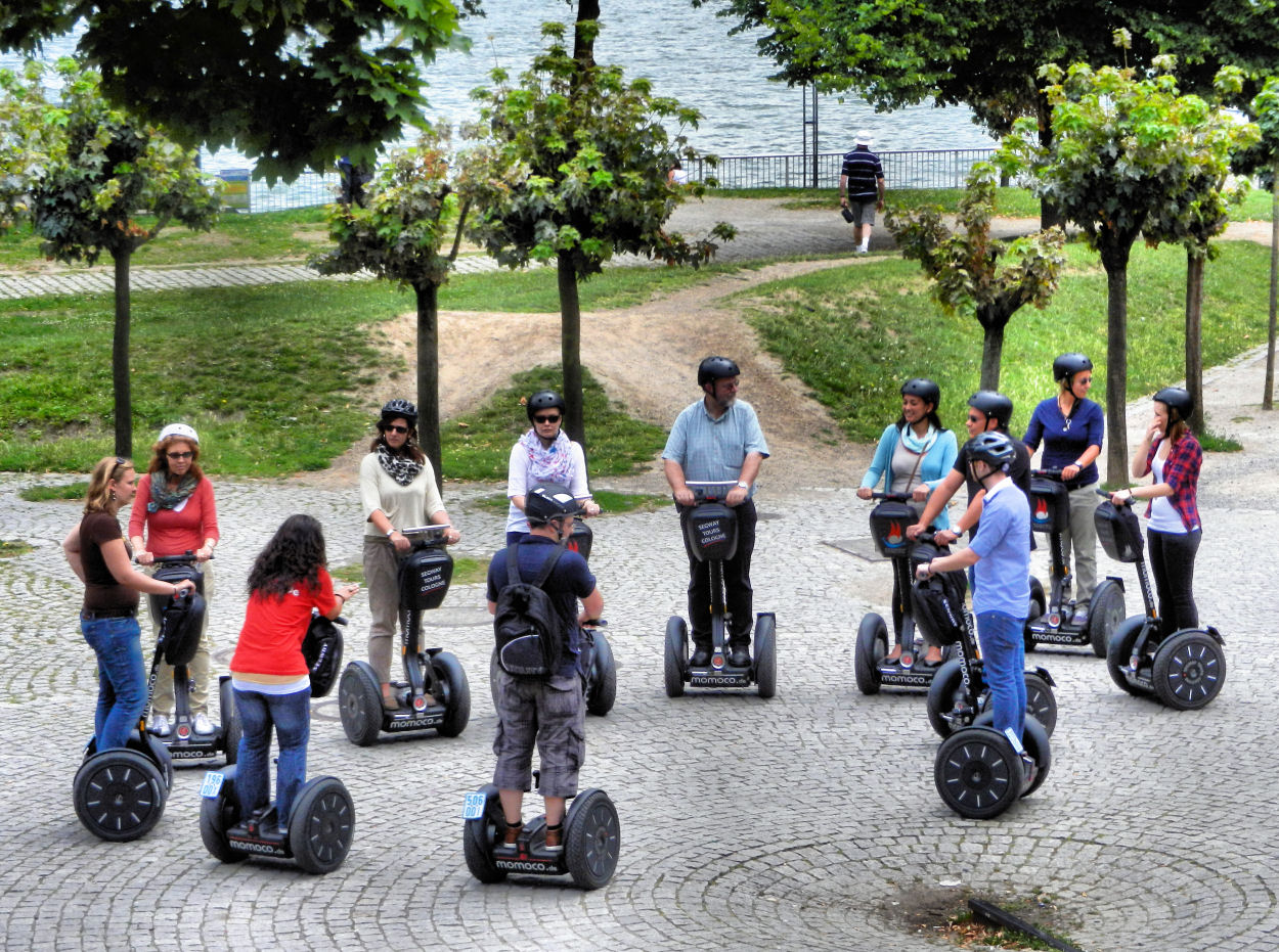 Segwaygruppe in Köln