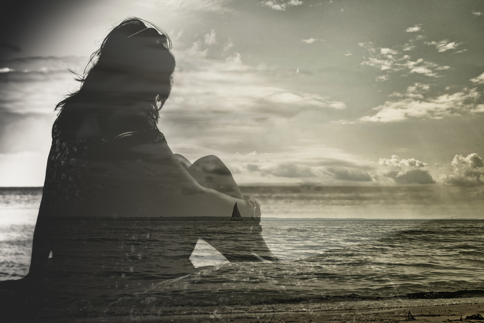 Sehnsucht Foto & Bild landschaft, monochrom, bearbeitungs techniken Bilder auf