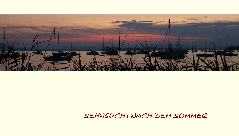 Sehnsucht nach dem Sommer