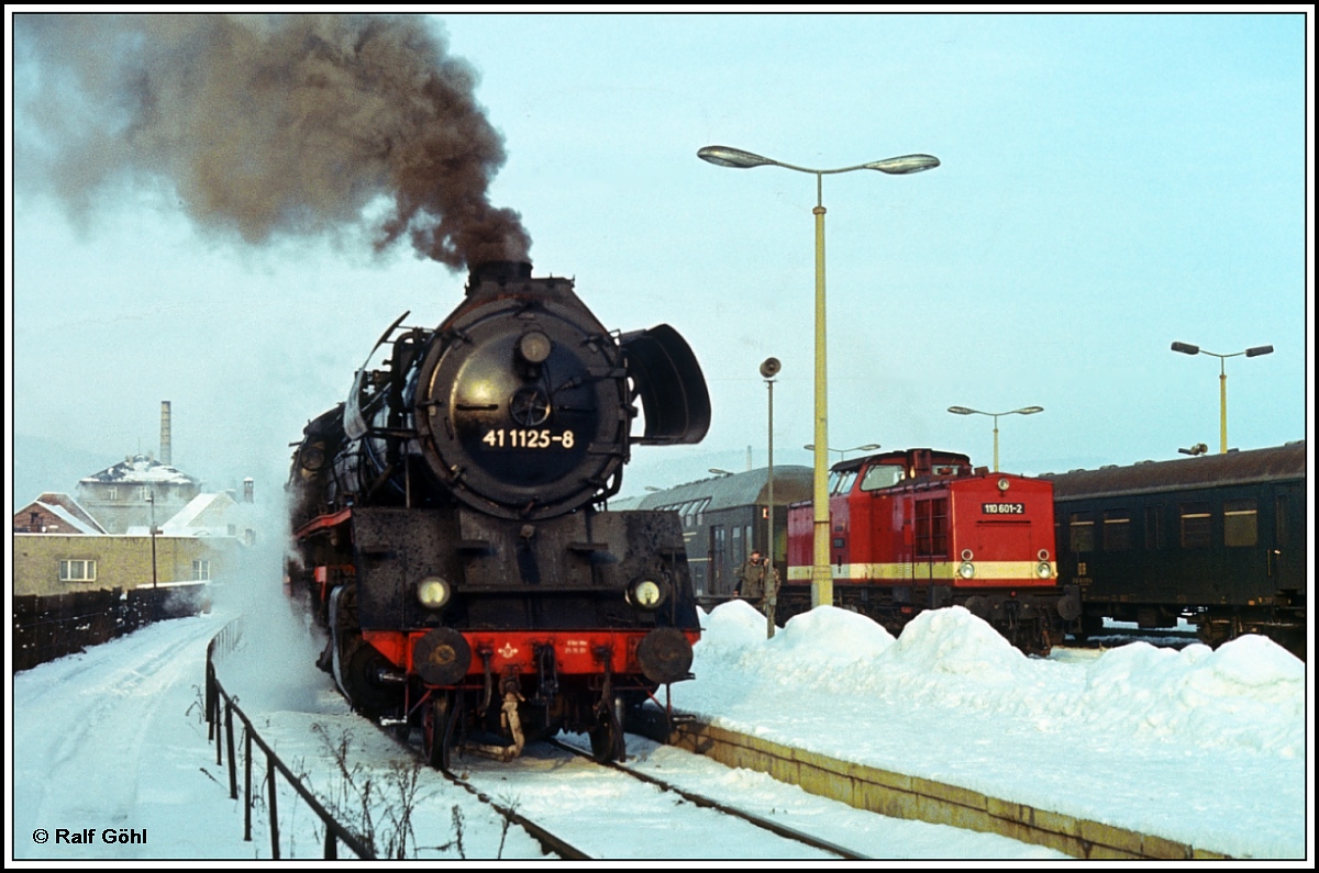 Sehnsucht nach Eisenbahn im Winter II