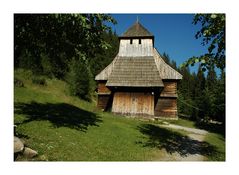 sehr alte Holzkirche, Slowakei