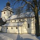 sehr alte romanische kirche in almersbach westerwald