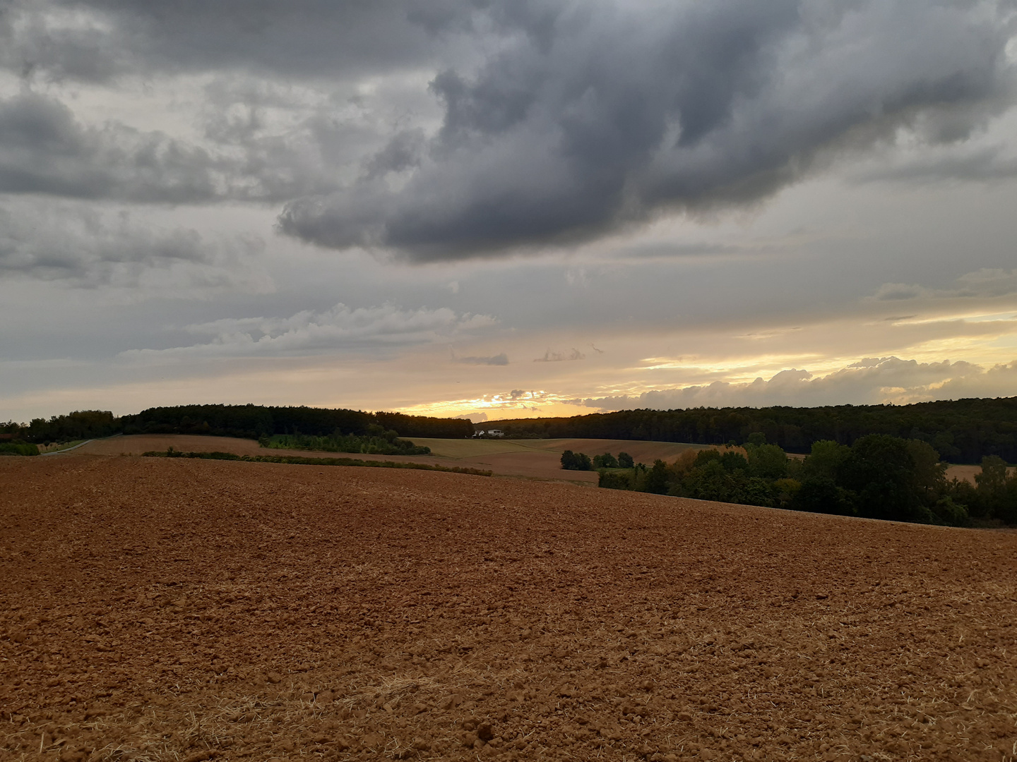 Sehr schöner sonnenuntergang 