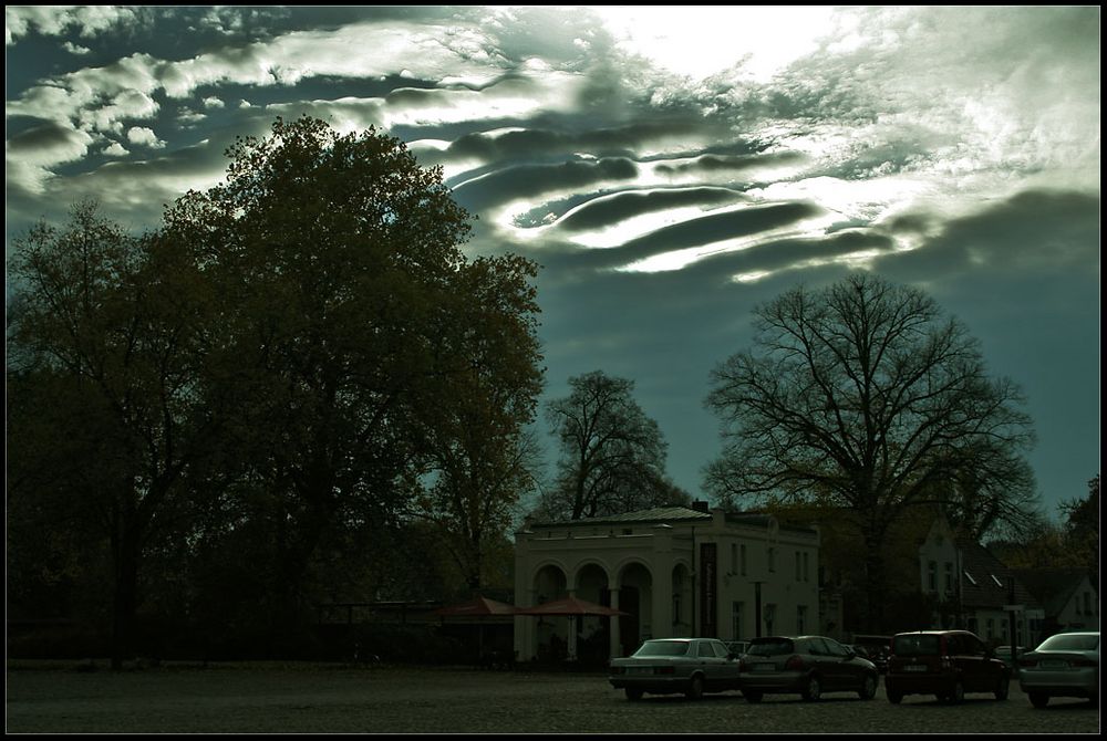 Sehr ungewöhnliche Wolken...