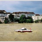 Sehr viel Wasser im Rhein