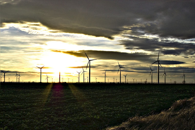 Sehr viele Windräder