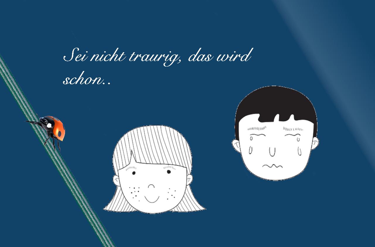 Sei nicht traurig.. Foto & Bild fotomontage, composing , composing