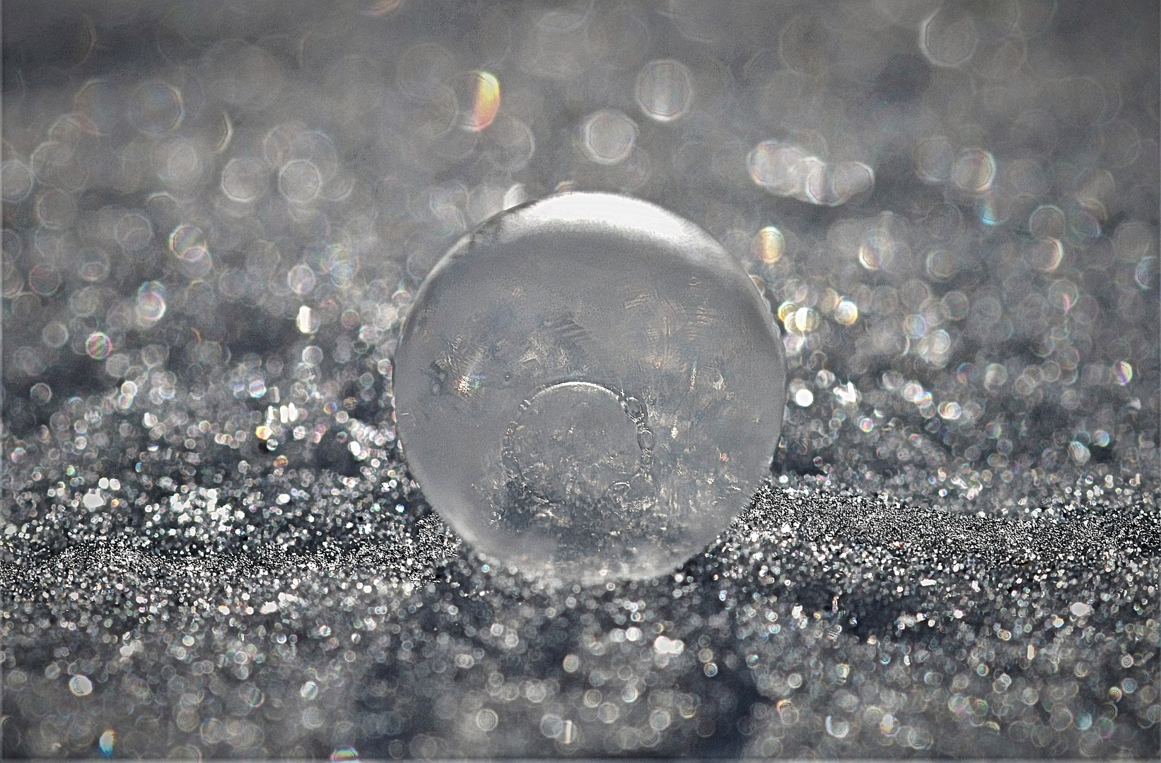 Seifenblase Foto & Bild winter, natur Bilder auf