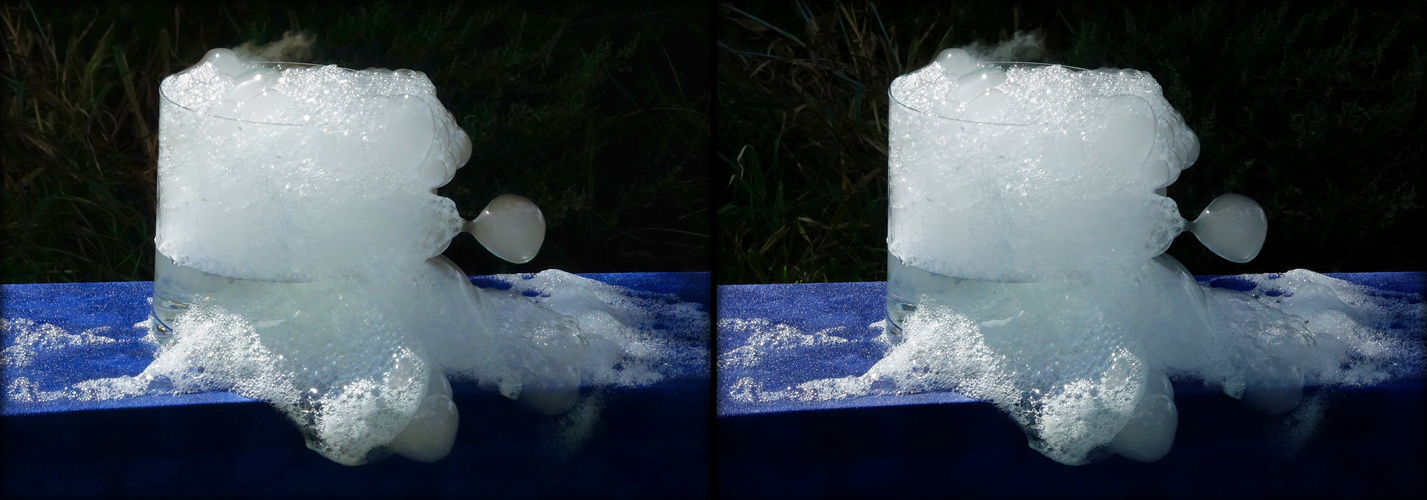 Seifenblasen mit Trockeneis     - 3D-II-View