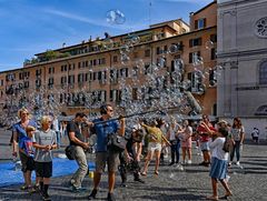 Seifenblasen Piazza Navona - Roma -