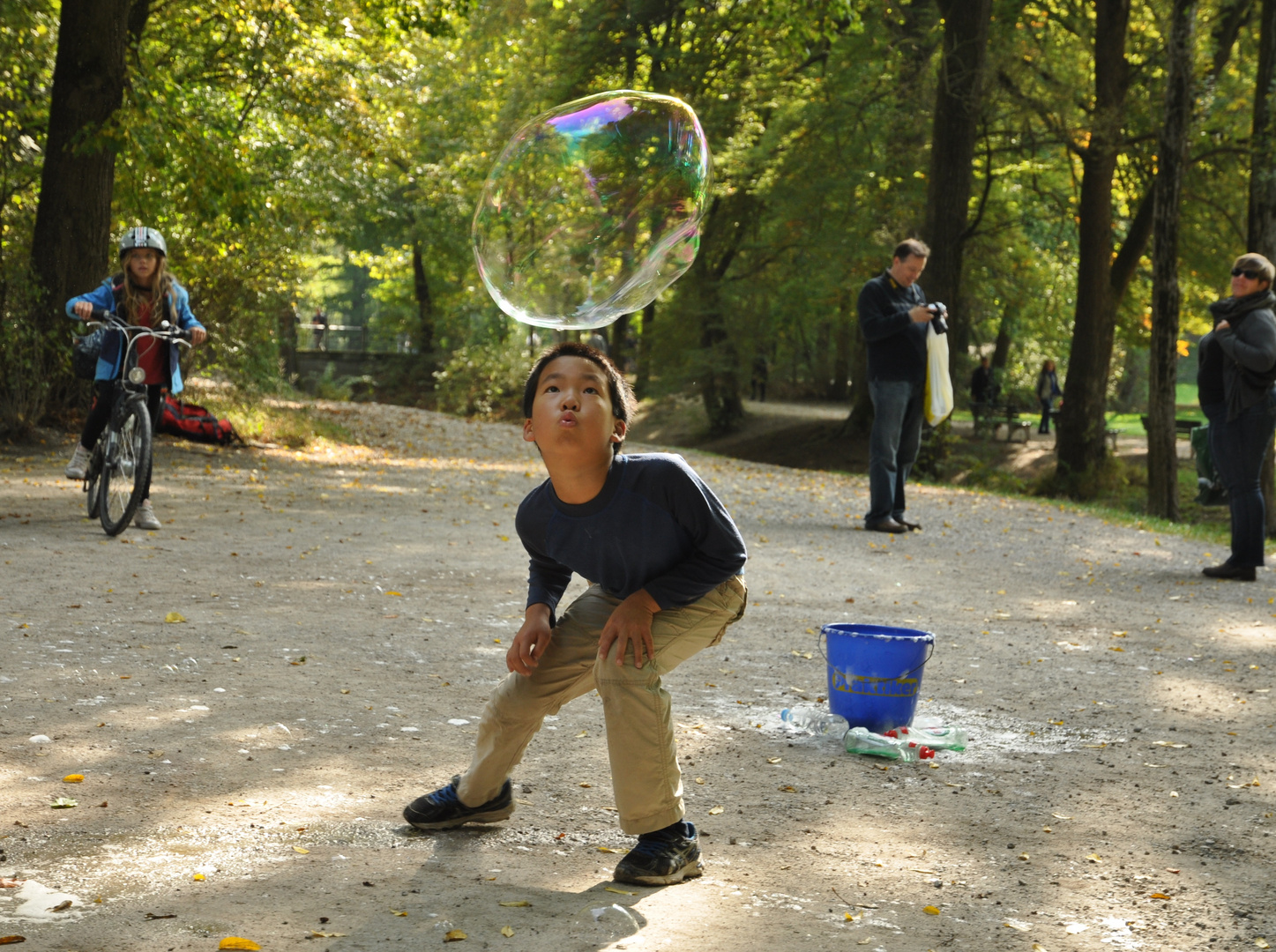 Seifenblasenglück - Englischer Garten