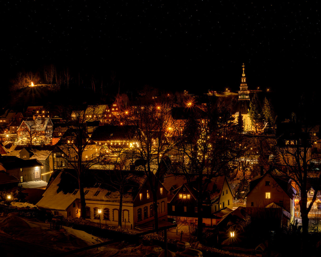 Seiffen im Erzgebirge zur Weihnachtszeit