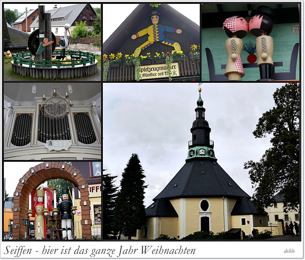 Seiffen mit Bergkirche