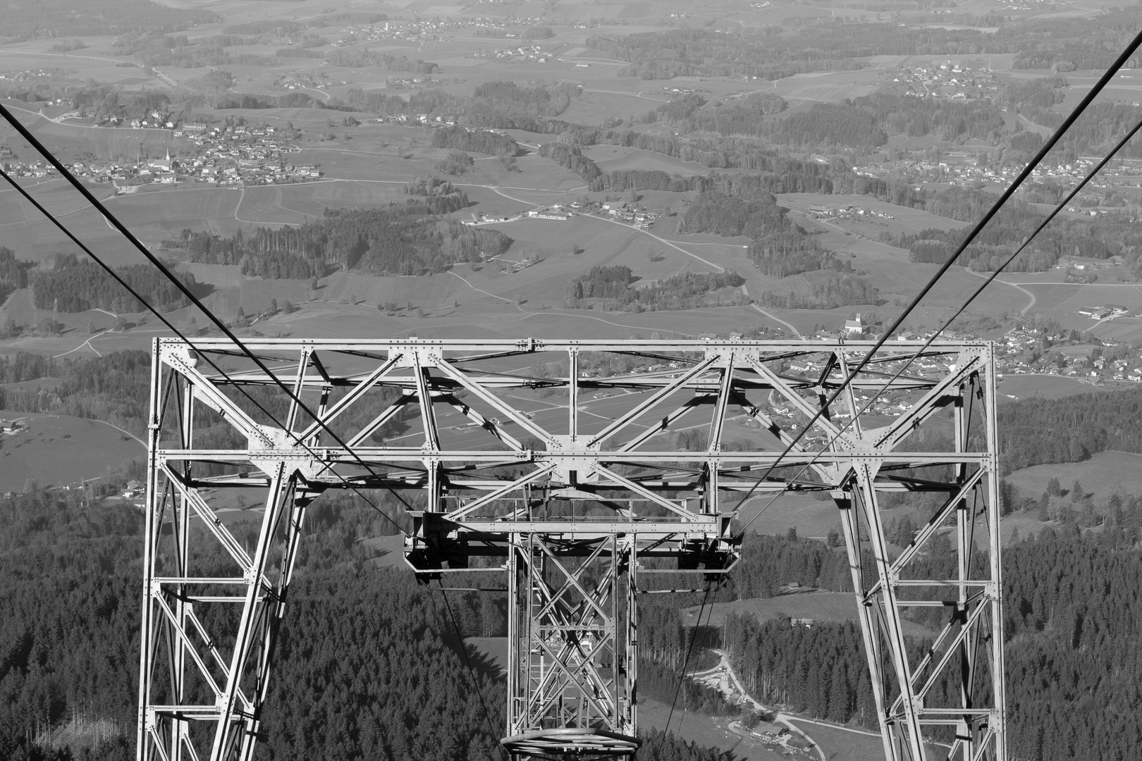 Seilbahn auf dem Hochries